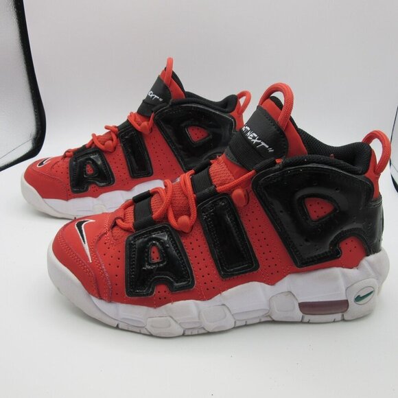 Nike Air More Uptempo GS Mid I Got Next Red Sneakers DV2205-600 Youth 5.5 - Picture 3 of 9